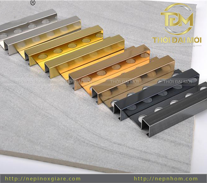 Ốp Vuông Góc Cạnh Chỉ Cần Nẹp Inox 304 Góc Vuông Cực Chất Nhà Thời Đại Mới